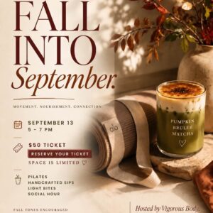 Fall into September with us. 🍂✨