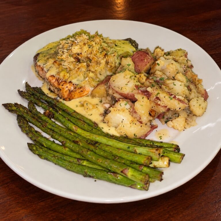 Refined restaurant dish on a plate-7 Large